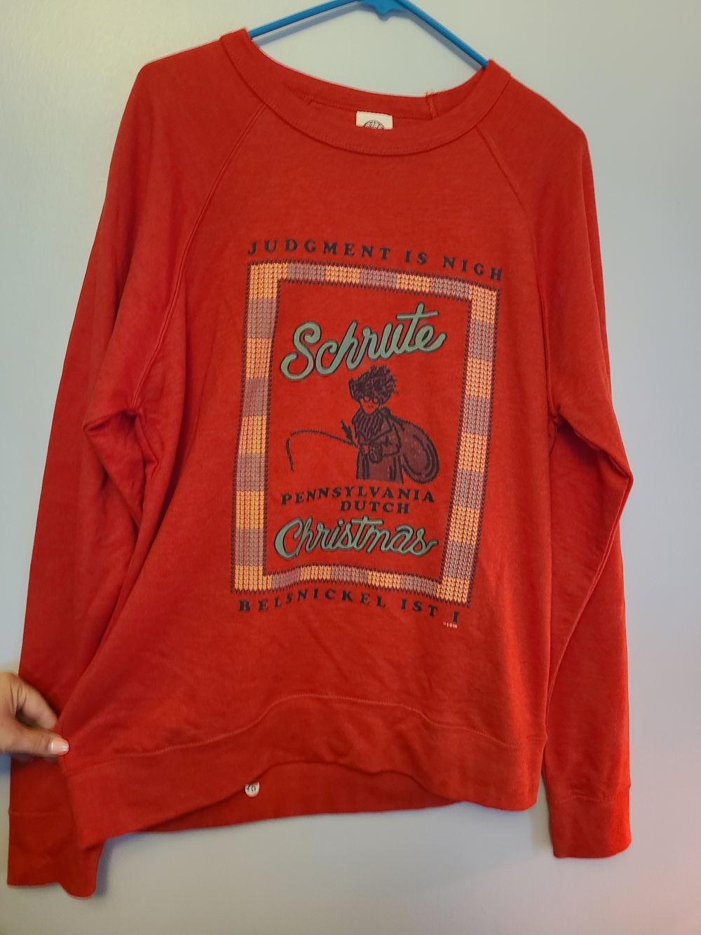 Delta Red 'Schrute Pennsylvania Dutch Christmas' Crewneck Sweater